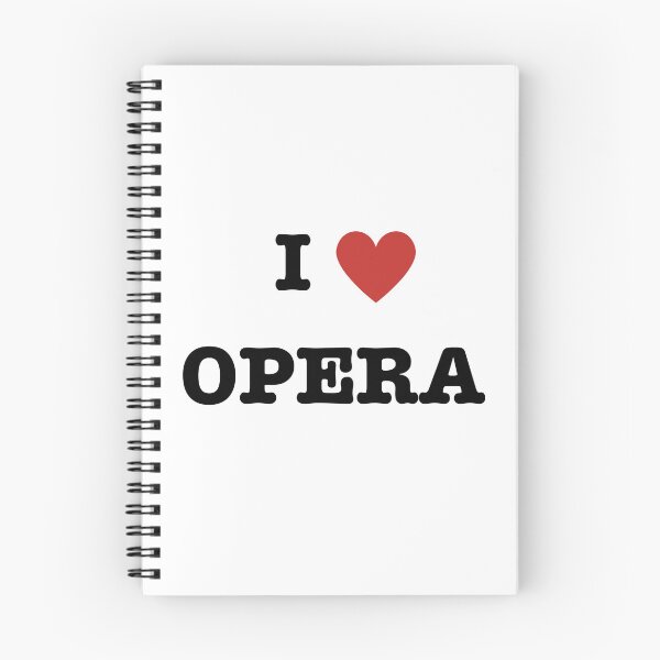 Item preview, I Love Opera  designed and sold by KittyLovesArts.