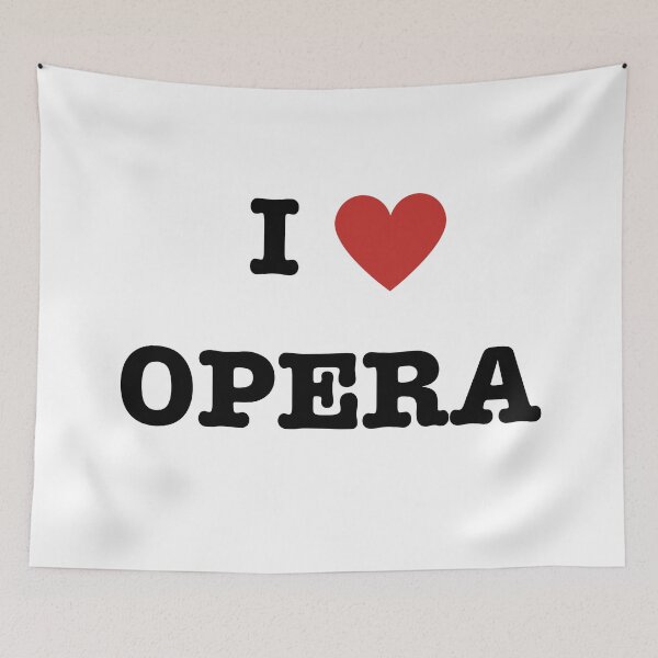 Item preview, I Love Opera  designed and sold by KittyLovesArts.