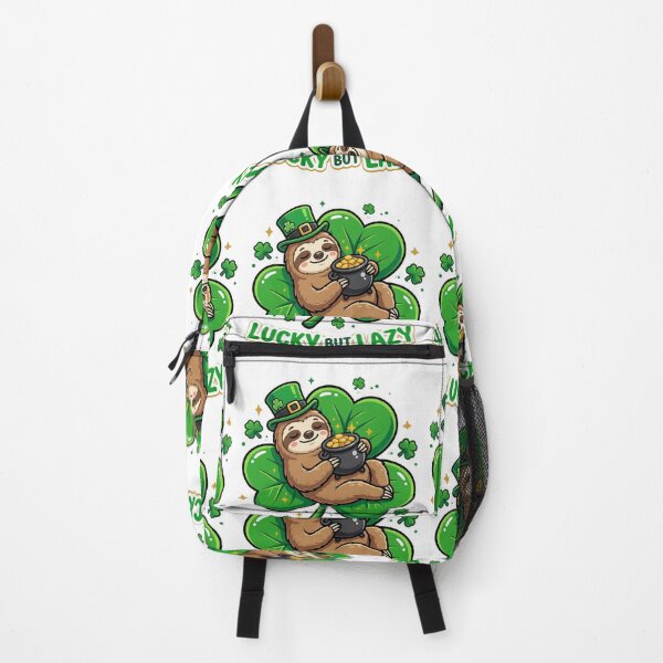 Item preview, Lucky But Lazy Sloth – Funny St Patrick's Day Shamrock Cartoon Design designed and sold by MoodFit2026.