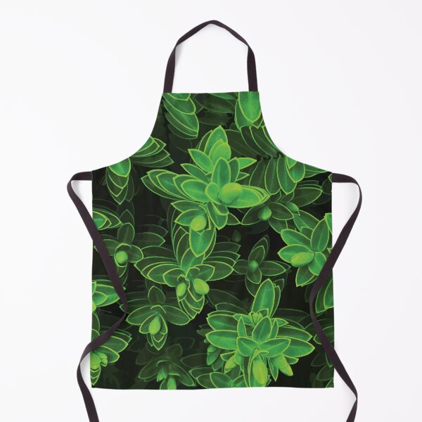 Item preview, Green Succulent Pattern on Dark Background designed and sold by Arturo Daniel Garcia Palomo.