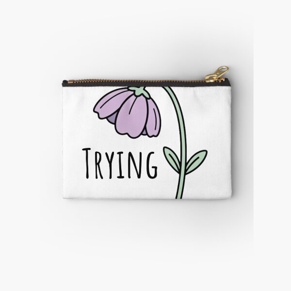 Item preview, "Trying" - Minimal Meme Design designed and sold by Shelley Noel.