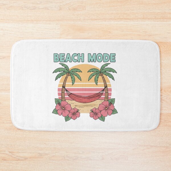 Item preview, Beach Mode Tropical Sunset Hammock Retro designed and sold by LuloCreative.