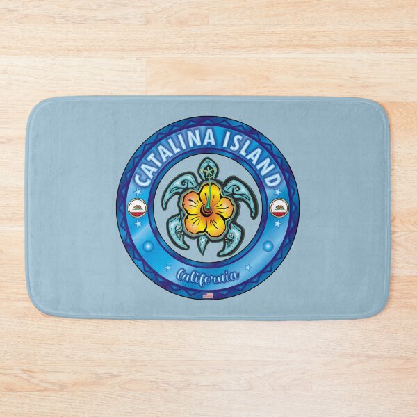 Item preview, Santa Catalina Island California sea turtle hibiscus designed and sold by studioss76.