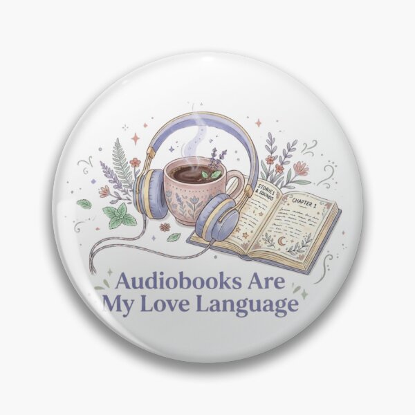 Item preview, Audiobooks Are My Love Language – Cozy BookTok Audiobook Reader Design designed and sold by SirensSageStone.