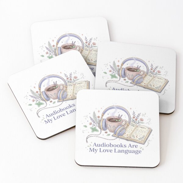 Item preview, Audiobooks Are My Love Language – Cozy BookTok Audiobook Reader Design designed and sold by SirensSageStone.