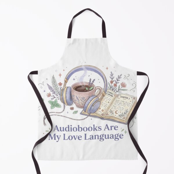 Item preview, Audiobooks Are My Love Language – Cozy BookTok Audiobook Reader Design designed and sold by SirensSageStone.