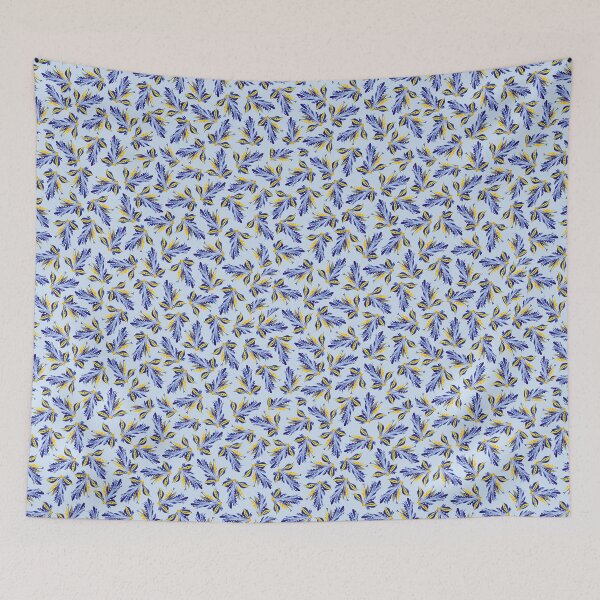 Item preview, blue-yellow flowers, Petrykivka style designed and sold by Sunflower-7.