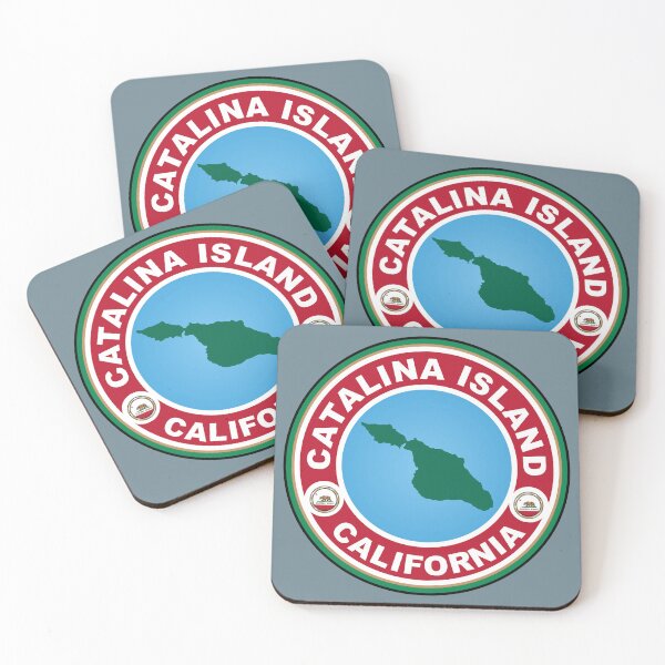 Item preview, Catalina Island map California  designed and sold by studioss76.