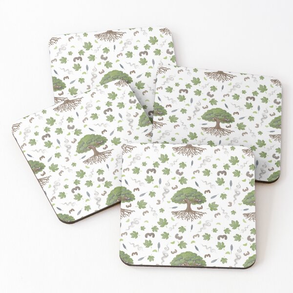Item preview, Earthbound Whispers: Root and Leaf Doodle Art designed and sold by MARIANNE LIM.