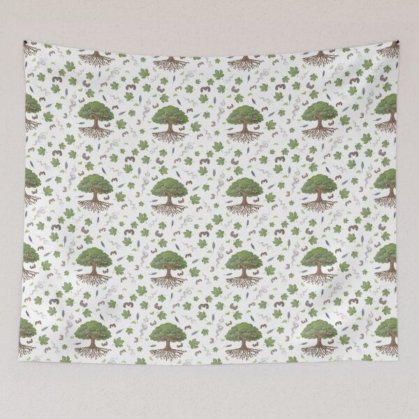 Item preview, Earthbound Whispers: Root and Leaf Doodle Art designed and sold by MARIANNE LIM.