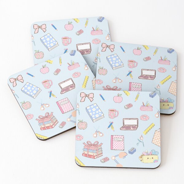 Item preview, Preppy Girl School Supplies | Kawaii School Supplies | Pastel Pattern  designed and sold by swdesigns714.