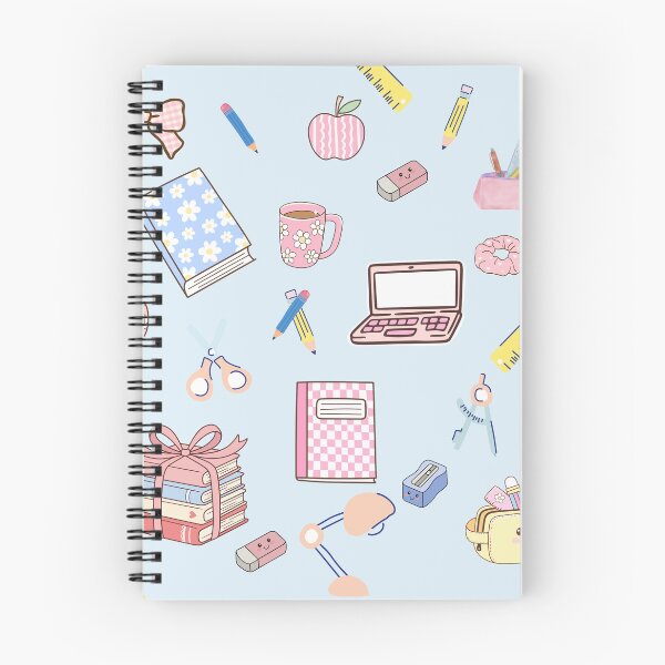 Item preview, Preppy Girl School Supplies | Kawaii School Supplies | Pastel Pattern  designed and sold by swdesigns714.