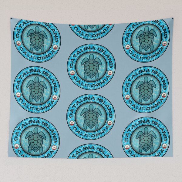 Item preview, Santa Catalina Island California sea turtle vintage designed and sold by studioss76.