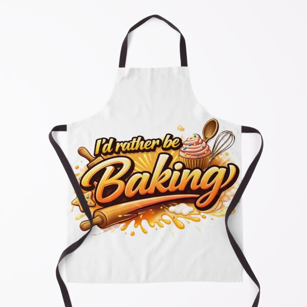 Item preview, I'd Rather Be Baking designed and sold by ttuniques.
