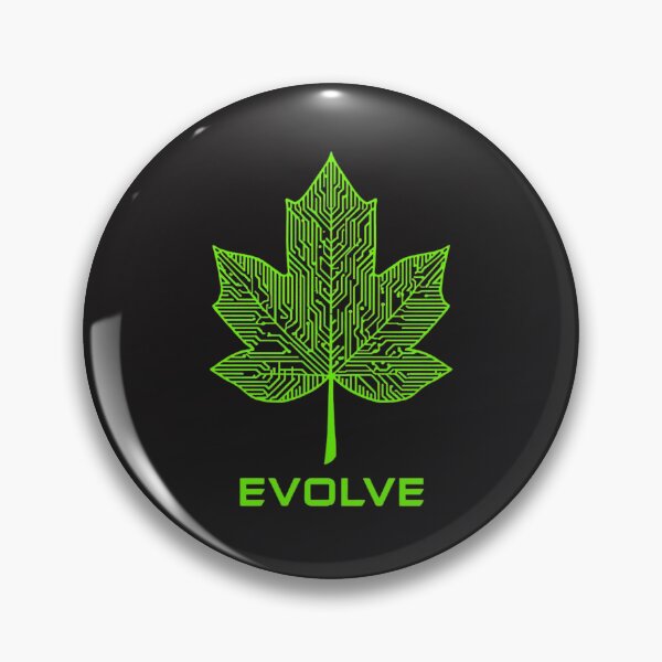 Item preview, Evolve Cyber Botanical Neon Green Circuit Leaf designed and sold by TheOrganizedHaven1.