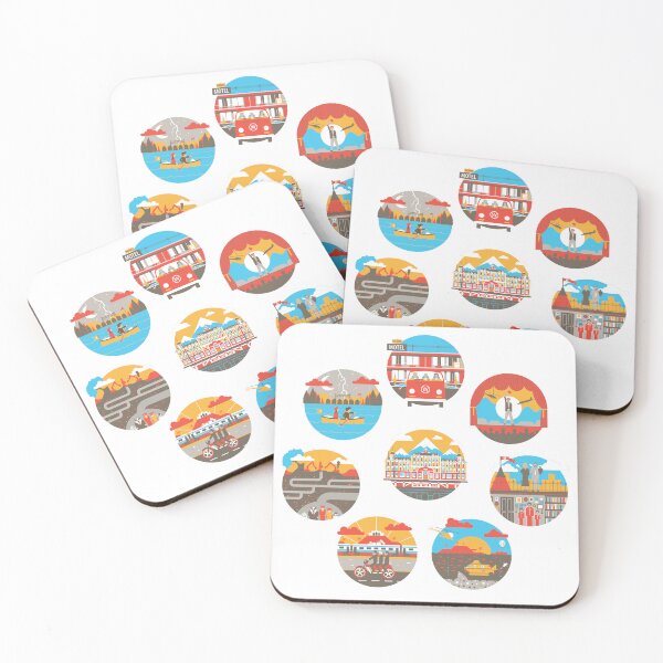 Item preview, Wes Anderson Films Icon Illustrations designed and sold by Cammy Leigh.