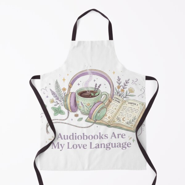 Item preview, Audiobooks Are My Love Language – Cozy BookTok Audiobook Lover Design designed and sold by SirensSageStone.