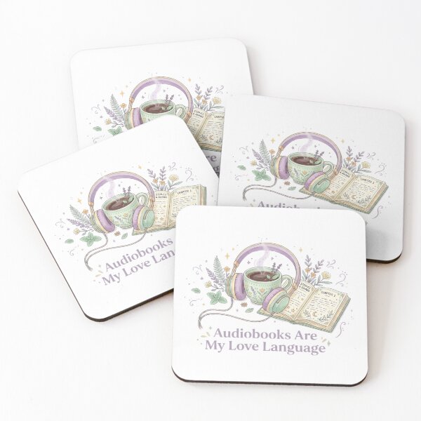 Item preview, Audiobooks Are My Love Language – Cozy BookTok Audiobook Lover Design designed and sold by SirensSageStone.