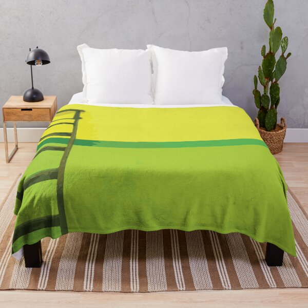 Item preview, Green Ladder Against Yellow Modern Wall designed and sold by Arturo Daniel Garcia Palomo.