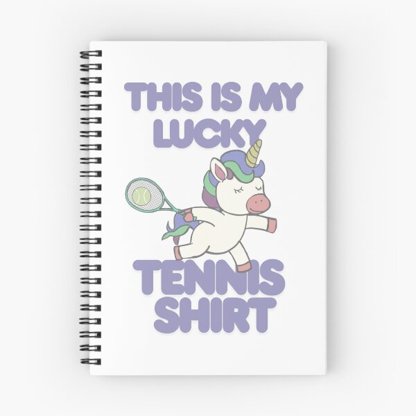 Artikelvorschau, Das ist mein Glücks-Tennis-T-Shirt entworfen und verkauft von TaraPen.