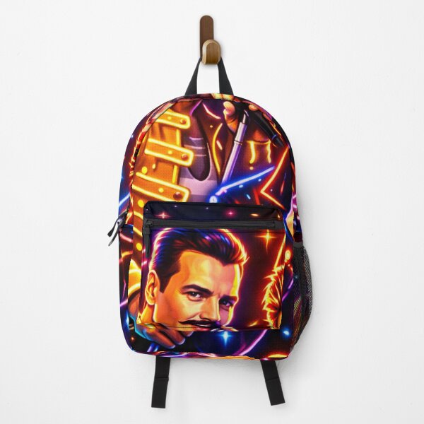 Item preview, Freddie Mercury David Bowie Elton John Neon Legends Rock Pop Icon Tribute Graphic Shirt designed and sold by SHOCAMPOS DESIGNS .