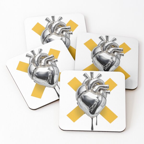 Item preview, Liquid Chrome Heart Silver Drip Streetwear Graphic designed and sold by TheOrganizedHaven1.
