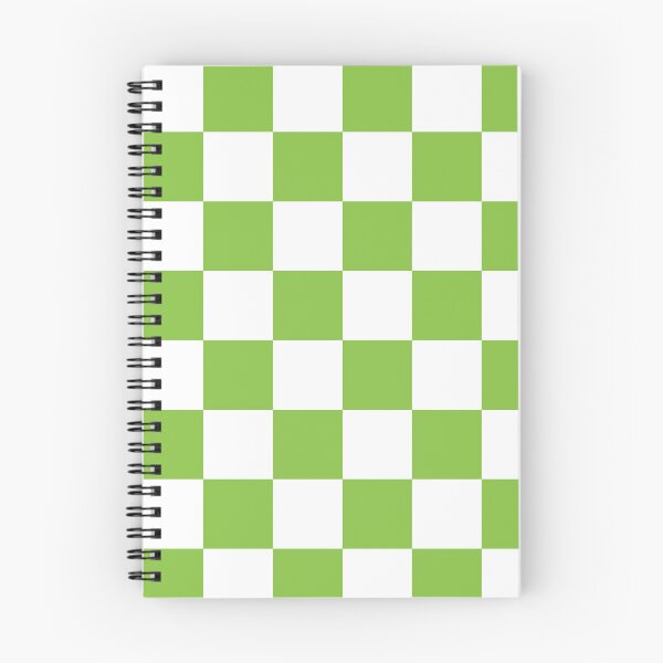 Item preview, Celery Apple Green White Checkerboard Pattern designed and sold by TheBohemianLark.