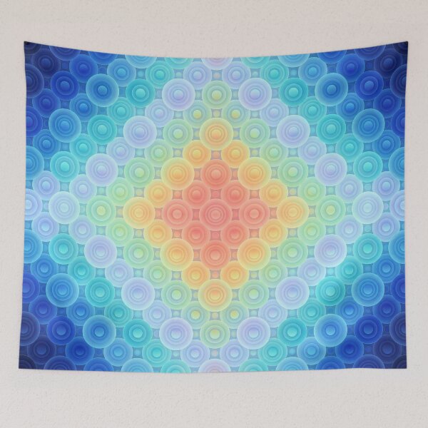 Item preview, Repeating colored circles designed and sold by snoWorkshop.