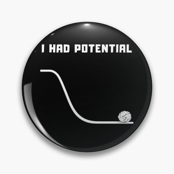 Item preview, I Had Potential – Crumpled Paper Meme Minimalist Funny Design designed and sold by CyrilloArt.