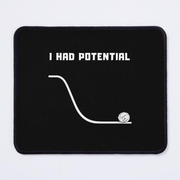 Item preview, I Had Potential – Crumpled Paper Meme Minimalist Funny Design designed and sold by CyrilloArt.