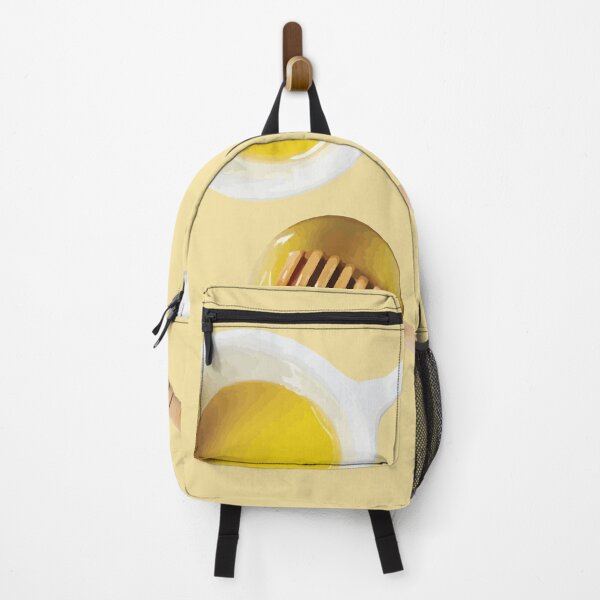 Item preview, Honey Jar with Wooden Dipper on Yellow designed and sold by Arturo Daniel Garcia Palomo.