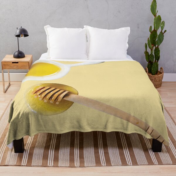 Item preview, Honey Jar with Wooden Dipper on Yellow designed and sold by Arturo Daniel Garcia Palomo.