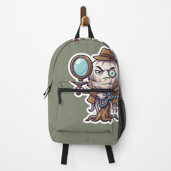 Item preview, Funny Detective Garlic Sticker - Suspicious Food Art Character designed and sold by zakman02.