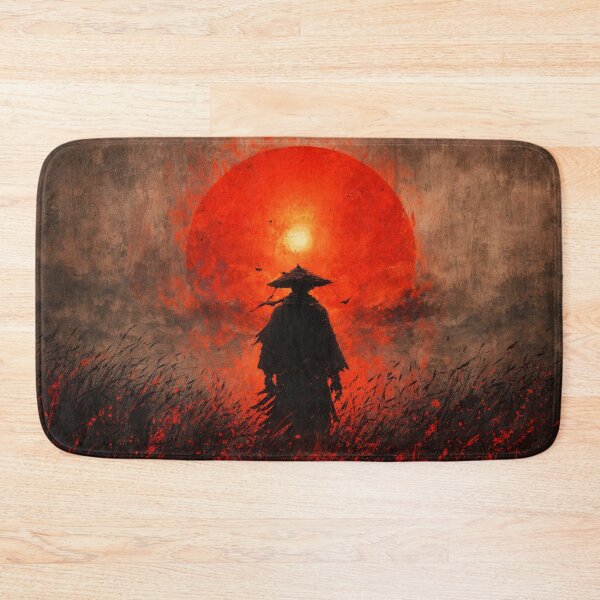 Item preview, Lone Ronin Walking Beneath the Crimson Sun designed and sold by walex-jed.