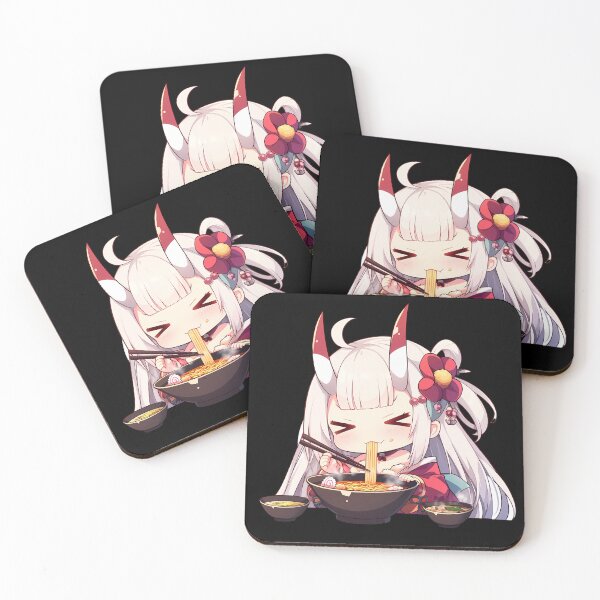 Item preview, Noshiro Azur Lane Kawaii Ramen Chibi Horns Noodles designed and sold by mildaclairmo.