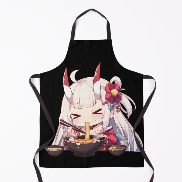 Item preview, Noshiro Azur Lane Kawaii Ramen Chibi Horns Noodles designed and sold by mildaclairmo.