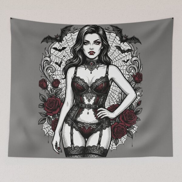 Item preview, Elegant Vampire Queen in Dark Lace designed and sold by Shirtaholism.