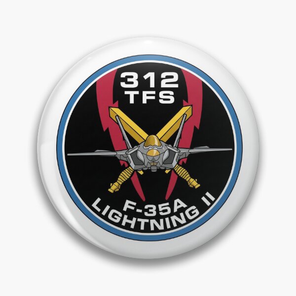 Item preview, Military Patch Design for F-35A Lightning II 312 TFS designed and sold by CharlieDesings.
