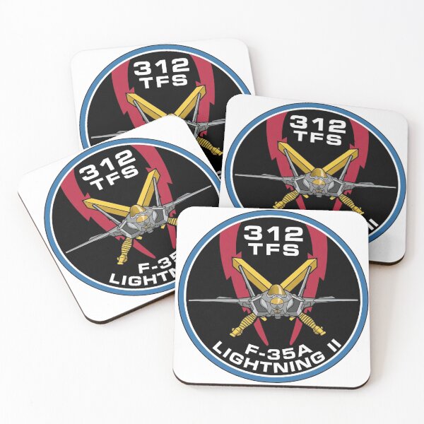 Item preview, Military Patch Design for F-35A Lightning II 312 TFS designed and sold by CharlieDesings.