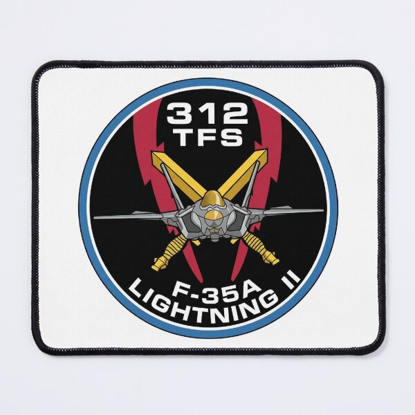 Item preview, Military Patch Design for F-35A Lightning II 312 TFS designed and sold by CharlieDesings.