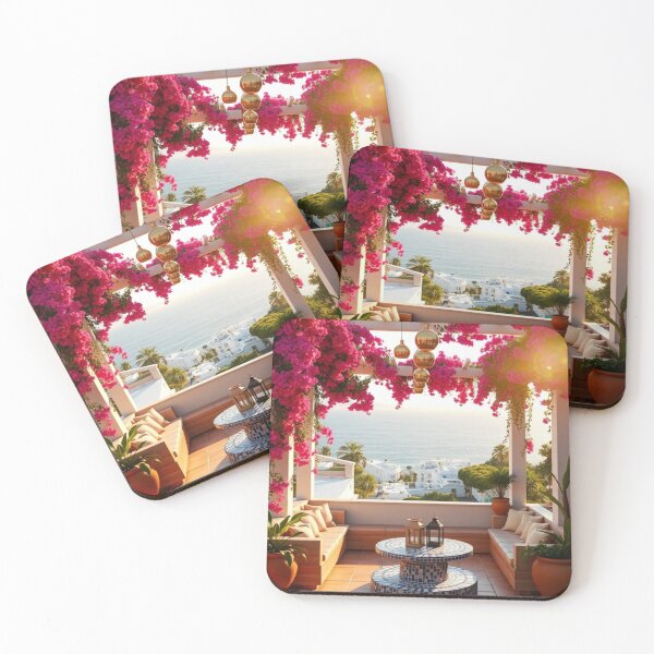 Item preview, Luxury Mediterranean Terrace with Sunset Sea View designed and sold by Vida e Arte.
