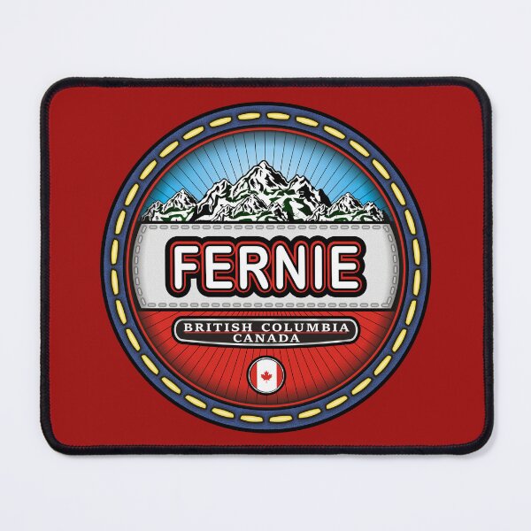 Item preview, Fernie British Columbia Canada stitching effect emblem designed and sold by studioss76.