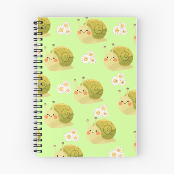 Item preview, Kawaii Snails & Daisies | Kawaii Cute Snails | Whimsical Kawaii Pattern designed and sold by swdesigns714.