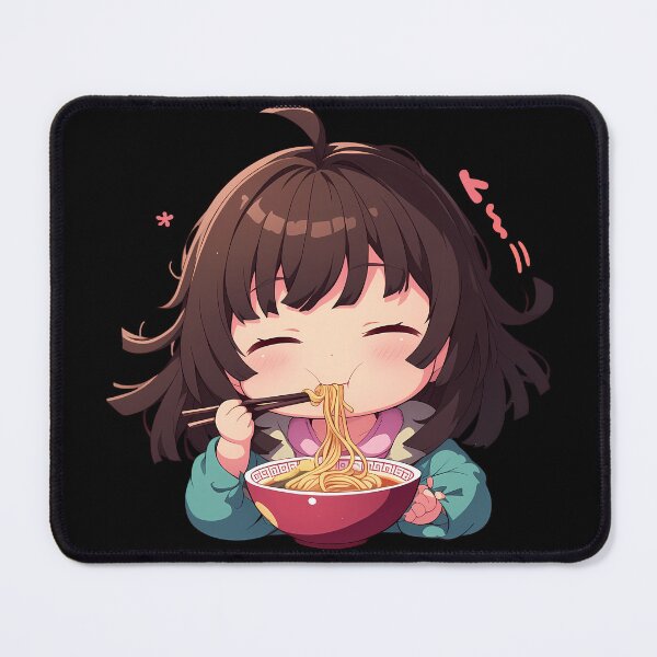 Item preview, Nadeko Sengoku Bakemonogatari Kawaii Ramen Chibi Hearts designed and sold by mildaclairmo.