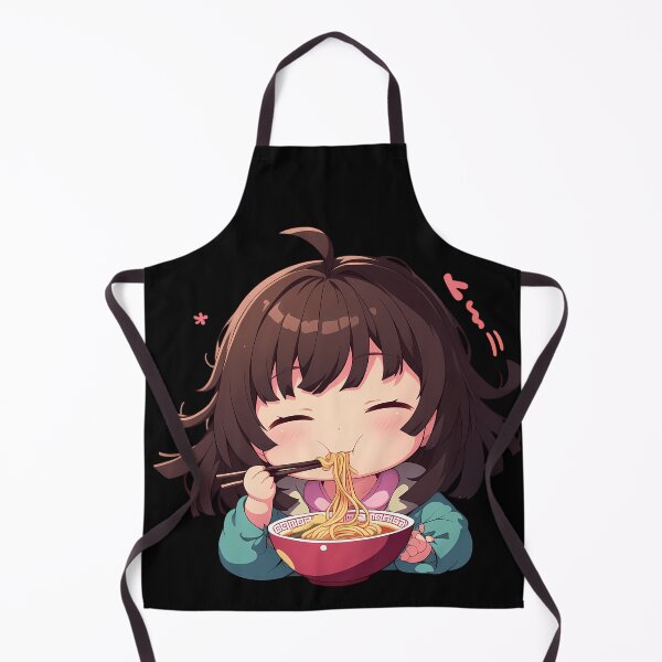 Item preview, Nadeko Sengoku Bakemonogatari Kawaii Ramen Chibi Hearts designed and sold by mildaclairmo.