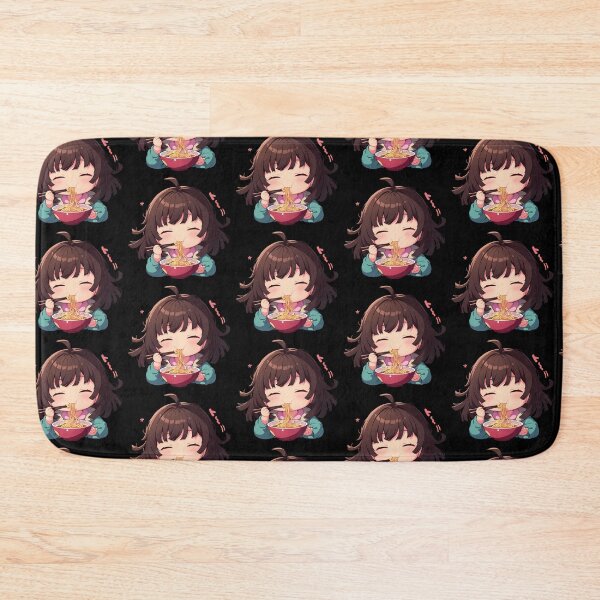 Item preview, Nadeko Sengoku Bakemonogatari Kawaii Ramen Chibi Hearts designed and sold by mildaclairmo.