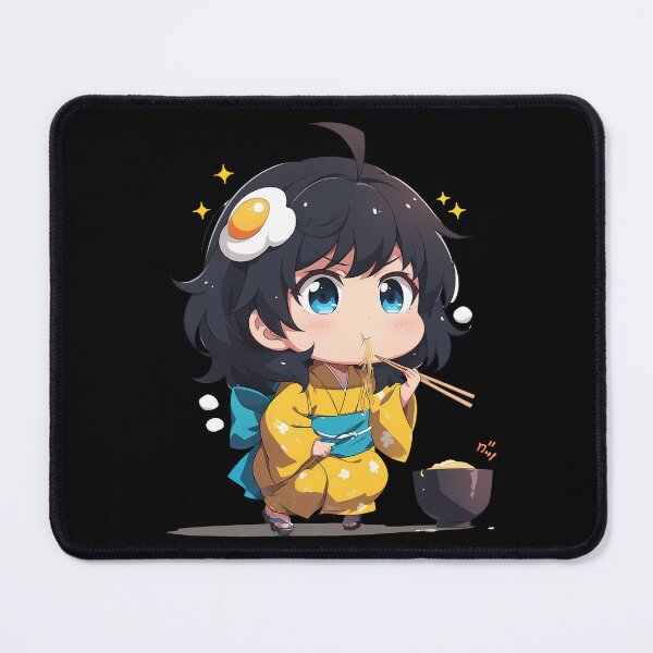 Item preview, Tsukihi Araragi Bakemonogatari Chibi Kimono Kawaii Ramen Feast designed and sold by mildaclairmo.