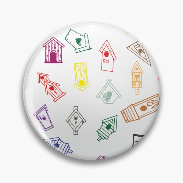 Item preview, COLORFUL BIRDHOUSES  designed and sold by gailmariedesign.