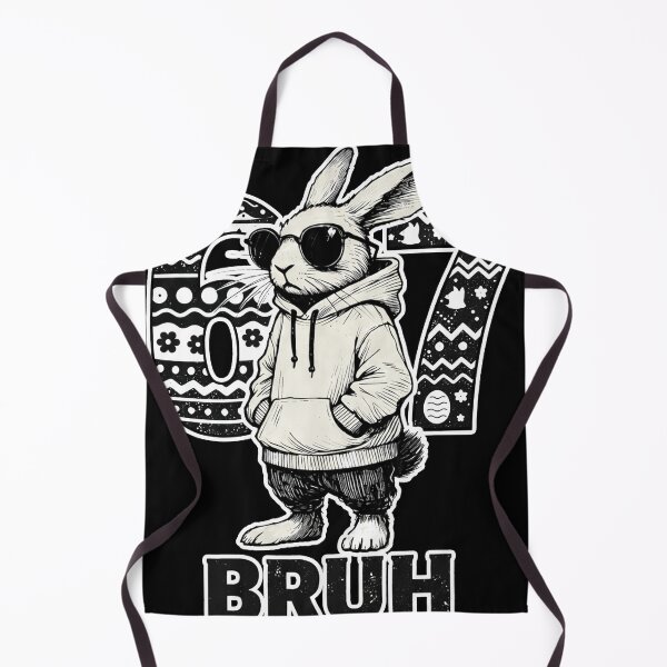Item preview, Vintage Black & White Easter Bunny , Bruh 67 Cool Bunny Graphic designed and sold by will freed18.