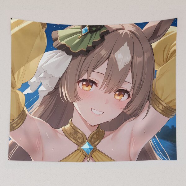 Item preview, Satono Diamond Uma Musume Pretty Derby Moonlight Lake Scene With Golden Elegant Glow designed and sold by mildaclairmo.